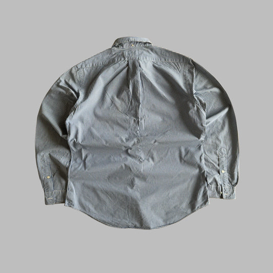 Y2K Polo Ralph Lauren Checkered  Button Up Shirt - M