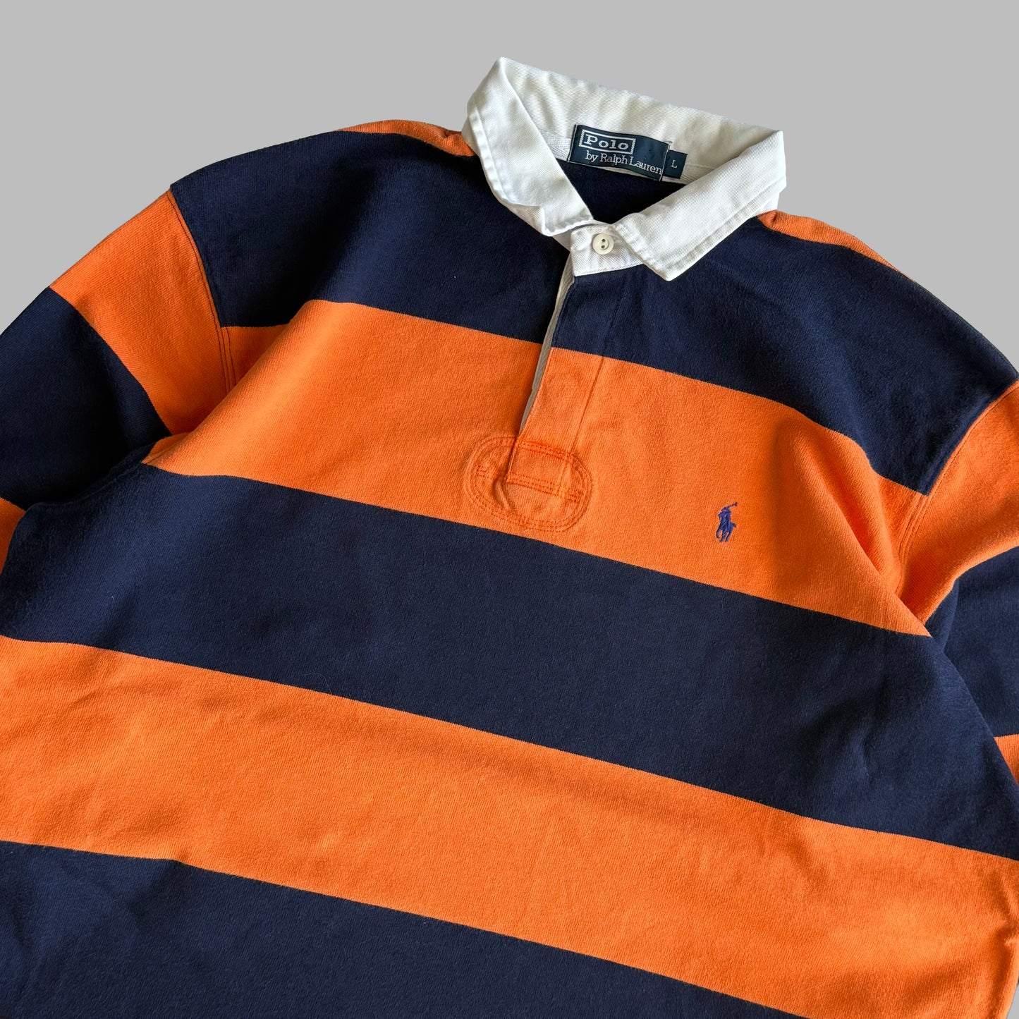 Ralph Lauren Striped Rugby Shirt - X-Large