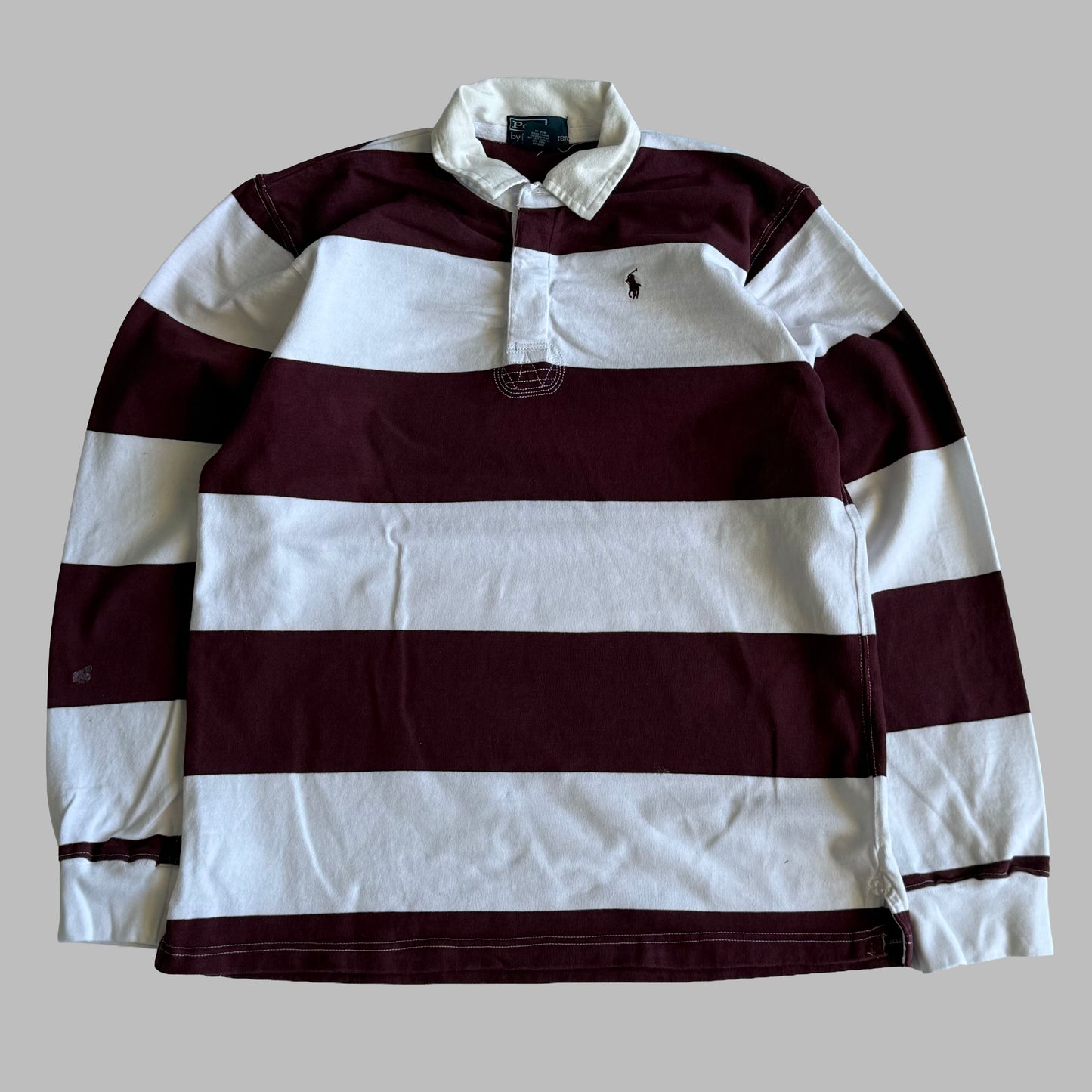 Ralph Lauren Striped Rugby Shirt - Medium