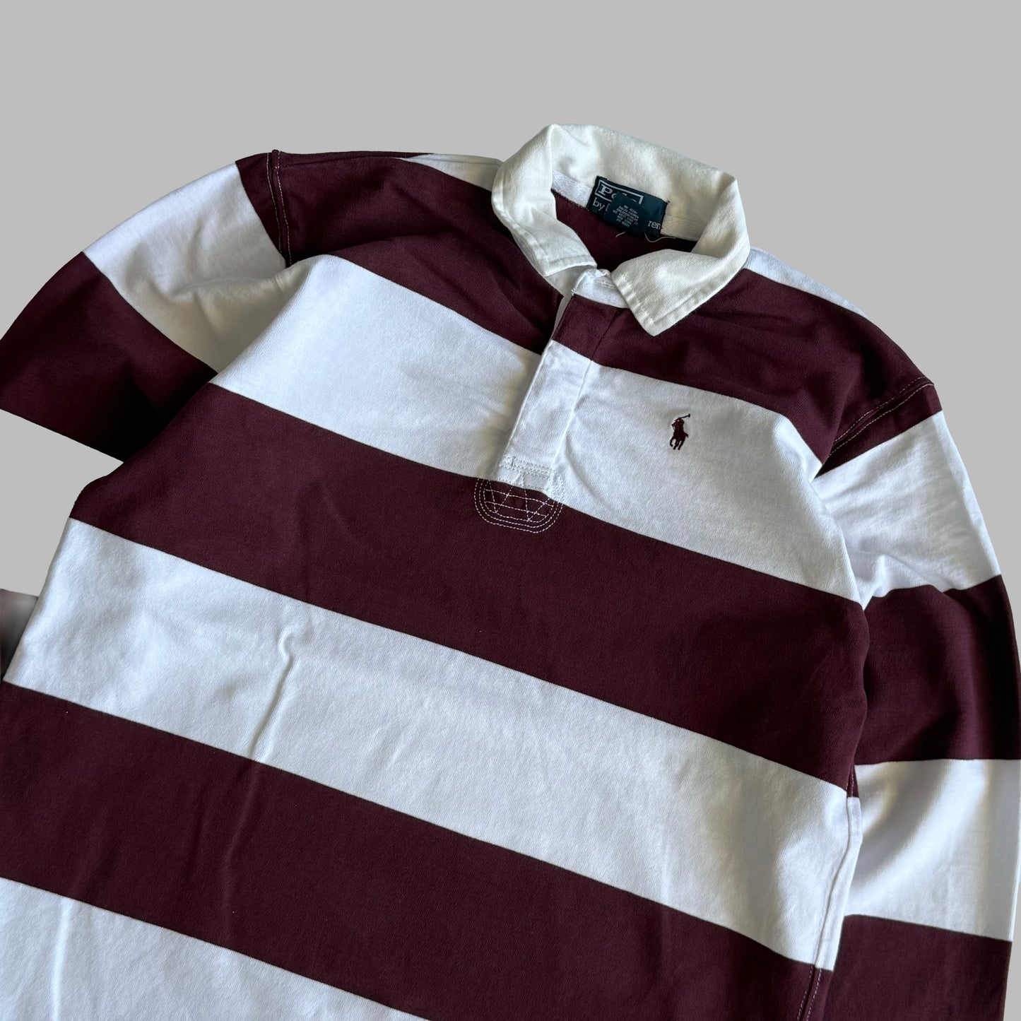 Ralph Lauren Striped Rugby Shirt - Medium