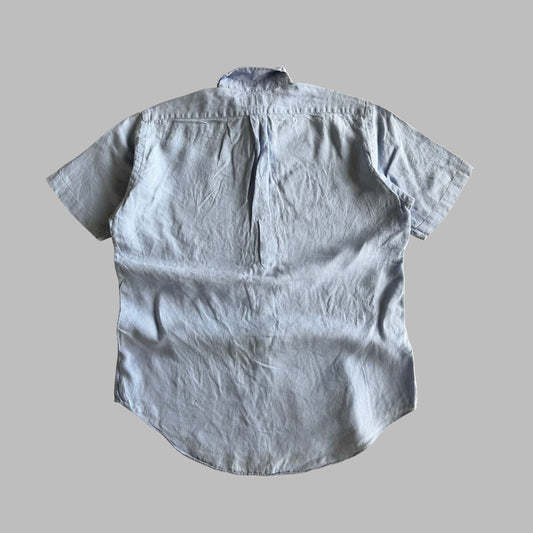Y2K Polo Ralph Lauren Linen Button Up Shirt - M