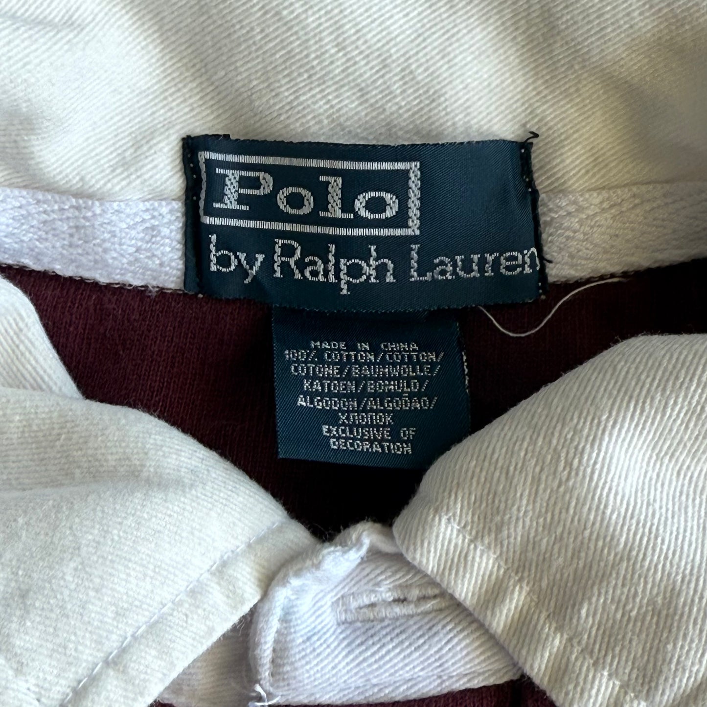 Ralph Lauren Striped Rugby Shirt - Medium