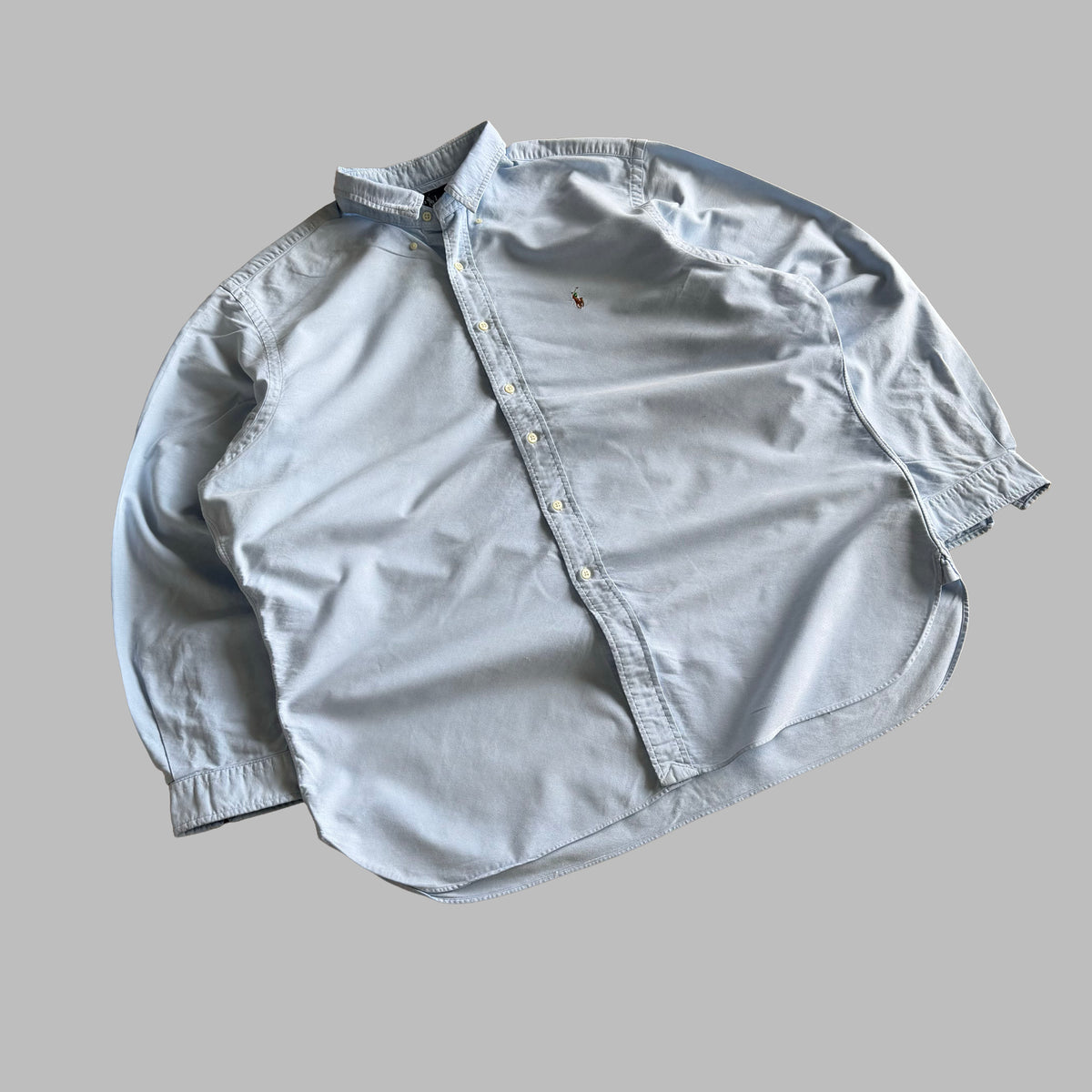 Y2K Polo Ralph Lauren Cotton Button Up Shirt - XXL