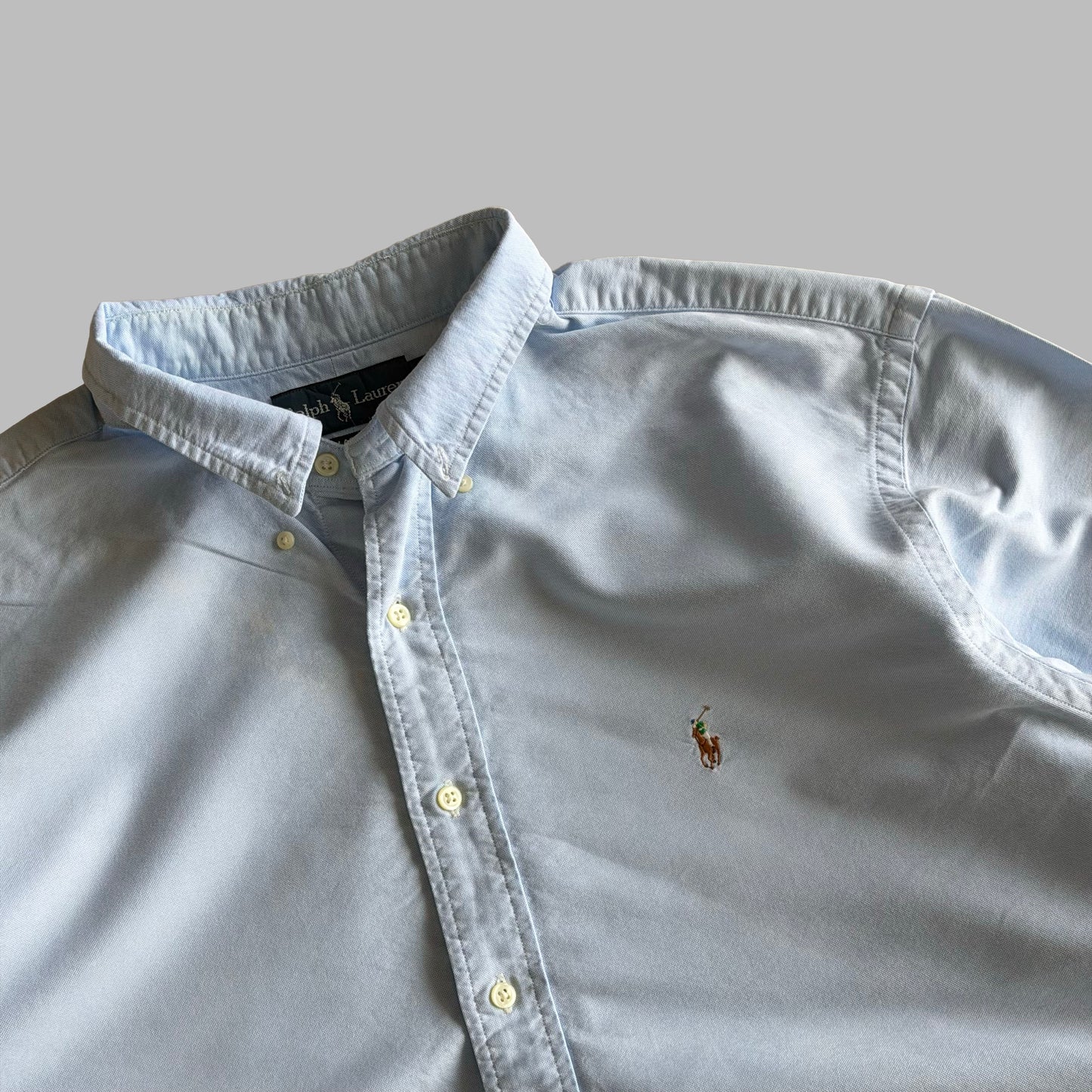 Y2K Polo Ralph Lauren Cotton Button Up Shirt - XXL