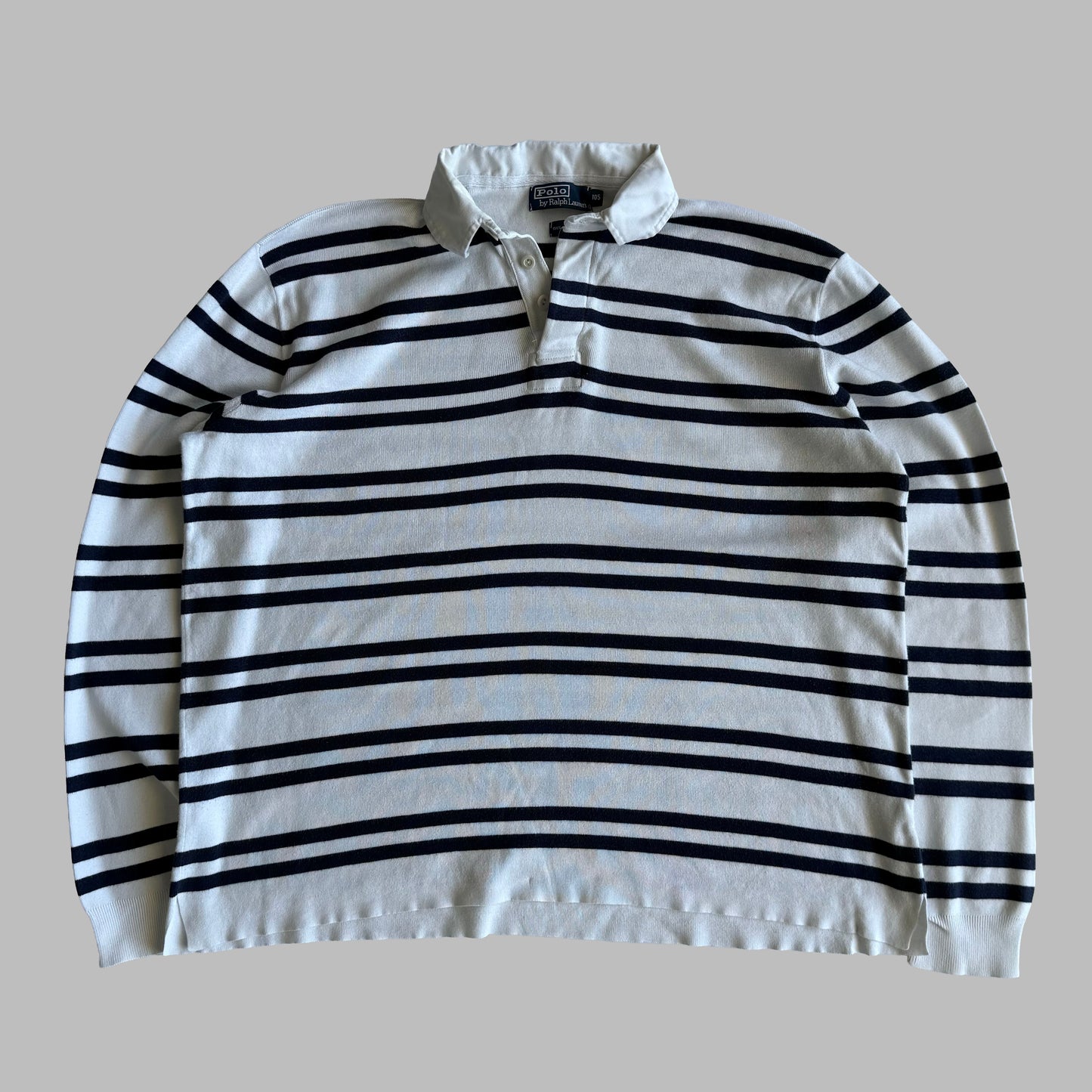 Ralph Lauren Striped Rugby Shirt - Large