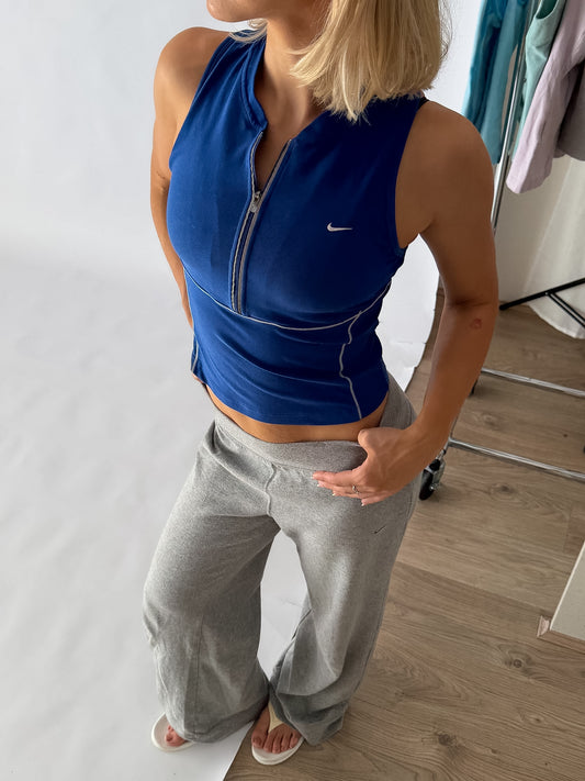 Y2K Nike Half Zip Activewear Top - S
