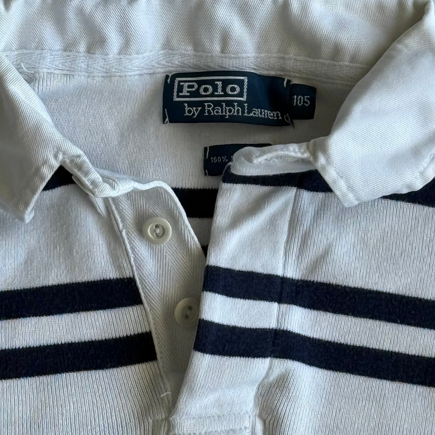 Ralph Lauren Striped Rugby Shirt - Large