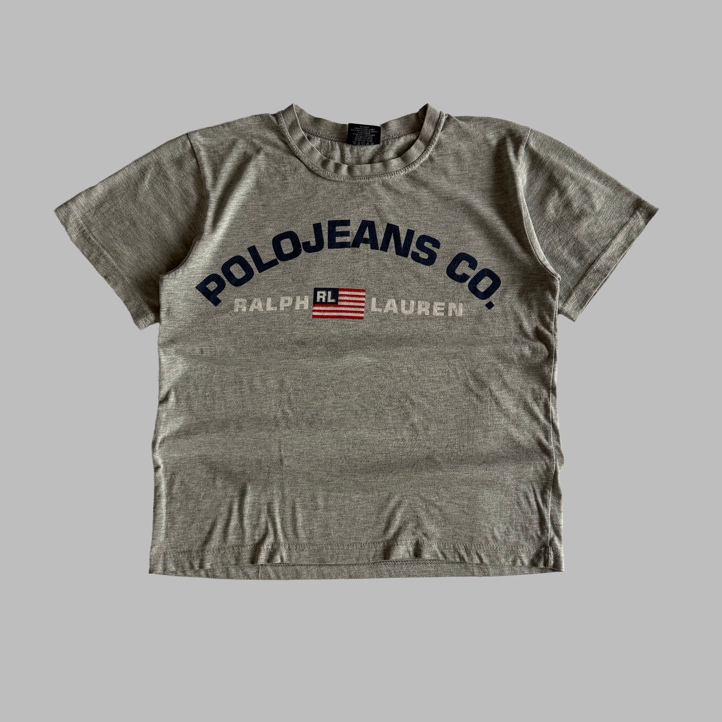 Y2K Polo Ralph Lauren Cotton Printed Tee - S