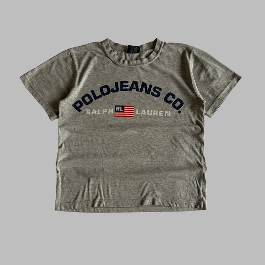 Y2K Polo Ralph Lauren Cotton Printed Tee - S