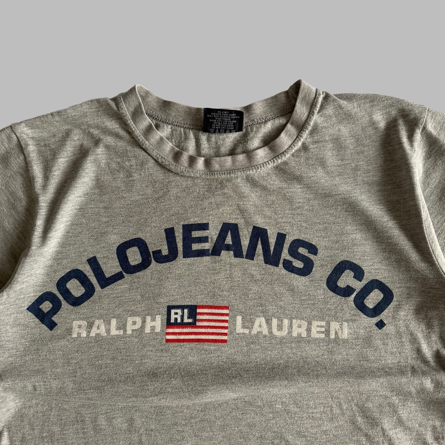 Y2K Polo Ralph Lauren Cotton Printed Tee - S