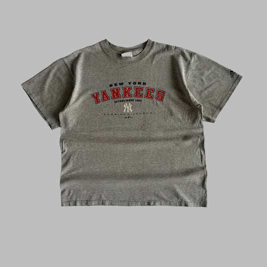 Y2K Adidas Yankees T-Shirt - M