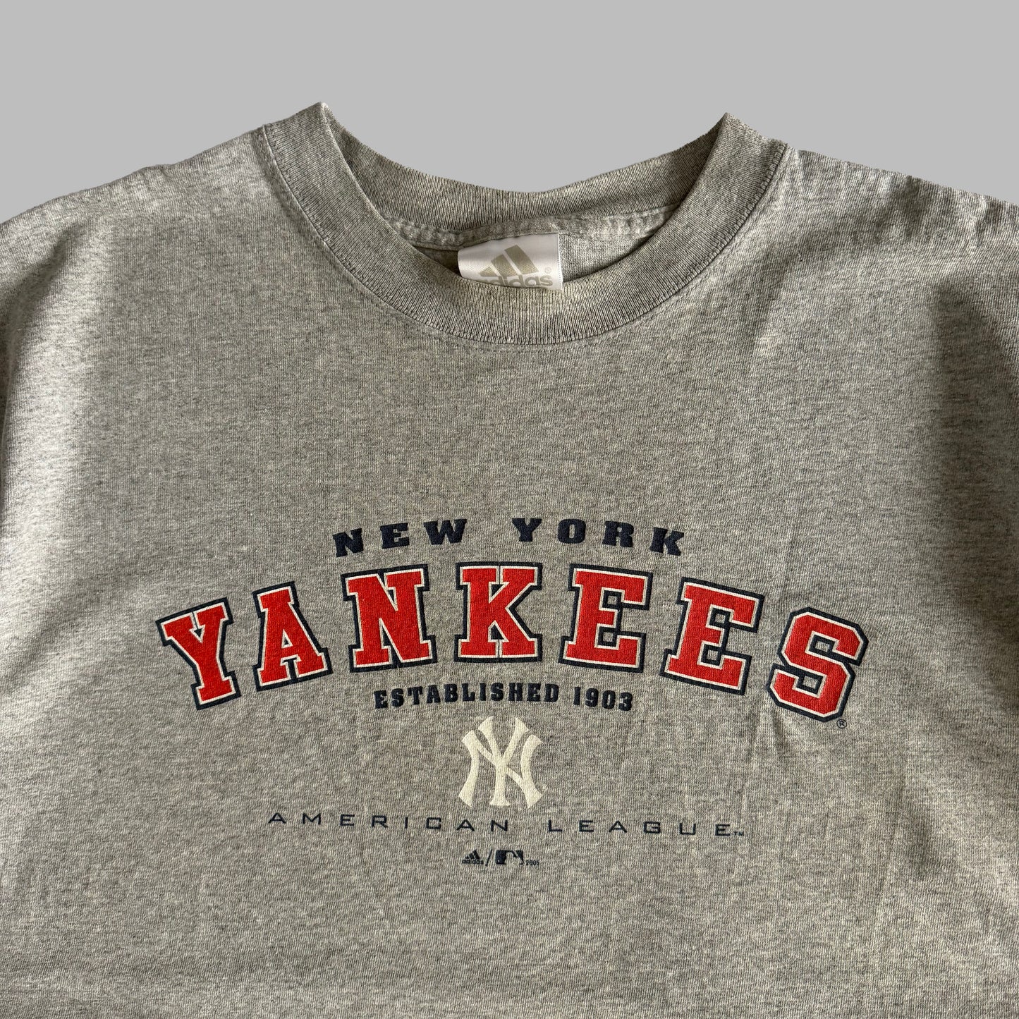 Y2K Adidas Yankees T-Shirt - M