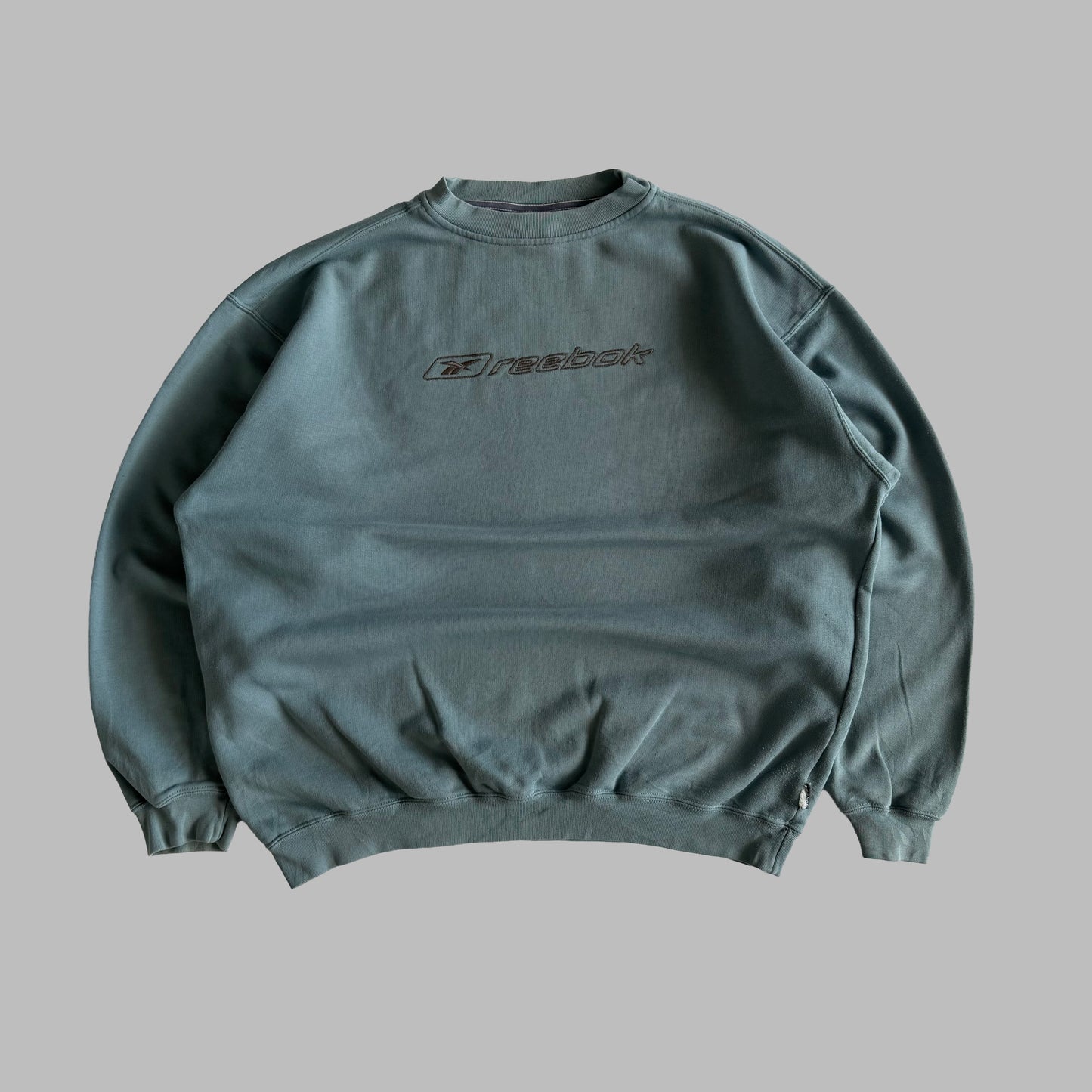 90s Reebok Embroidered Sweatshirt - Medium