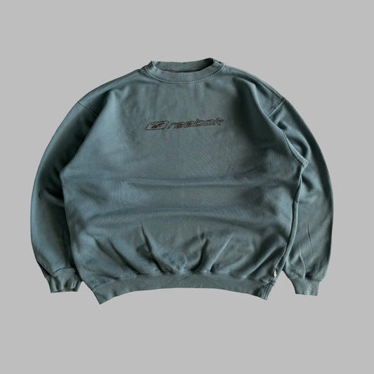 90s Reebok Embroidered Sweatshirt - Medium