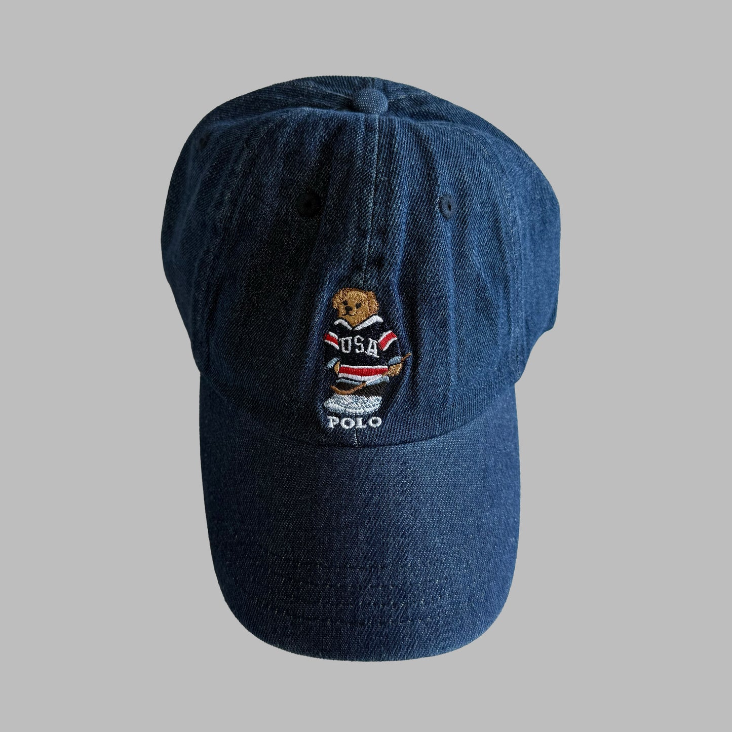 Polo Hockey Bear Cap