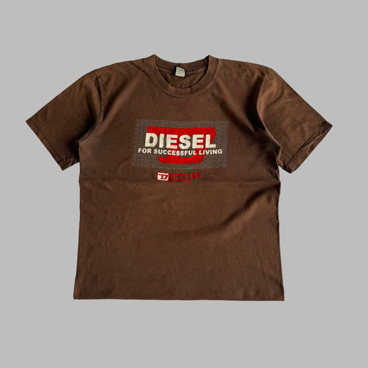90s Diesel Graphic T-Shirt - M