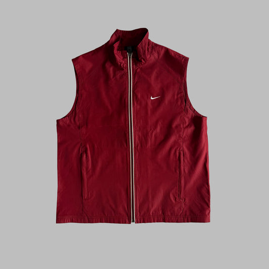 Y2K Nike Single Swoosh Track Vest - L