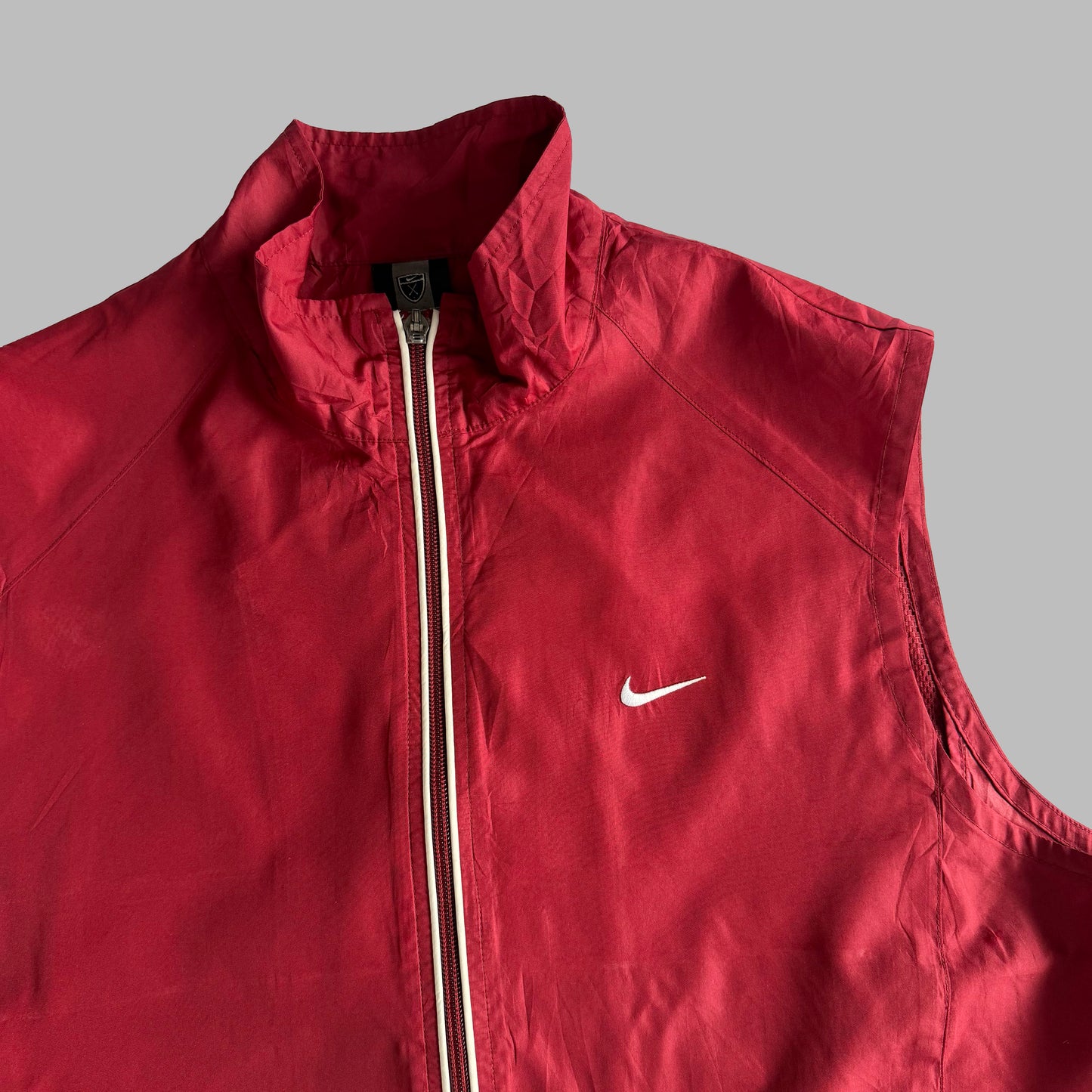 Y2K Nike Single Swoosh Track Vest - L