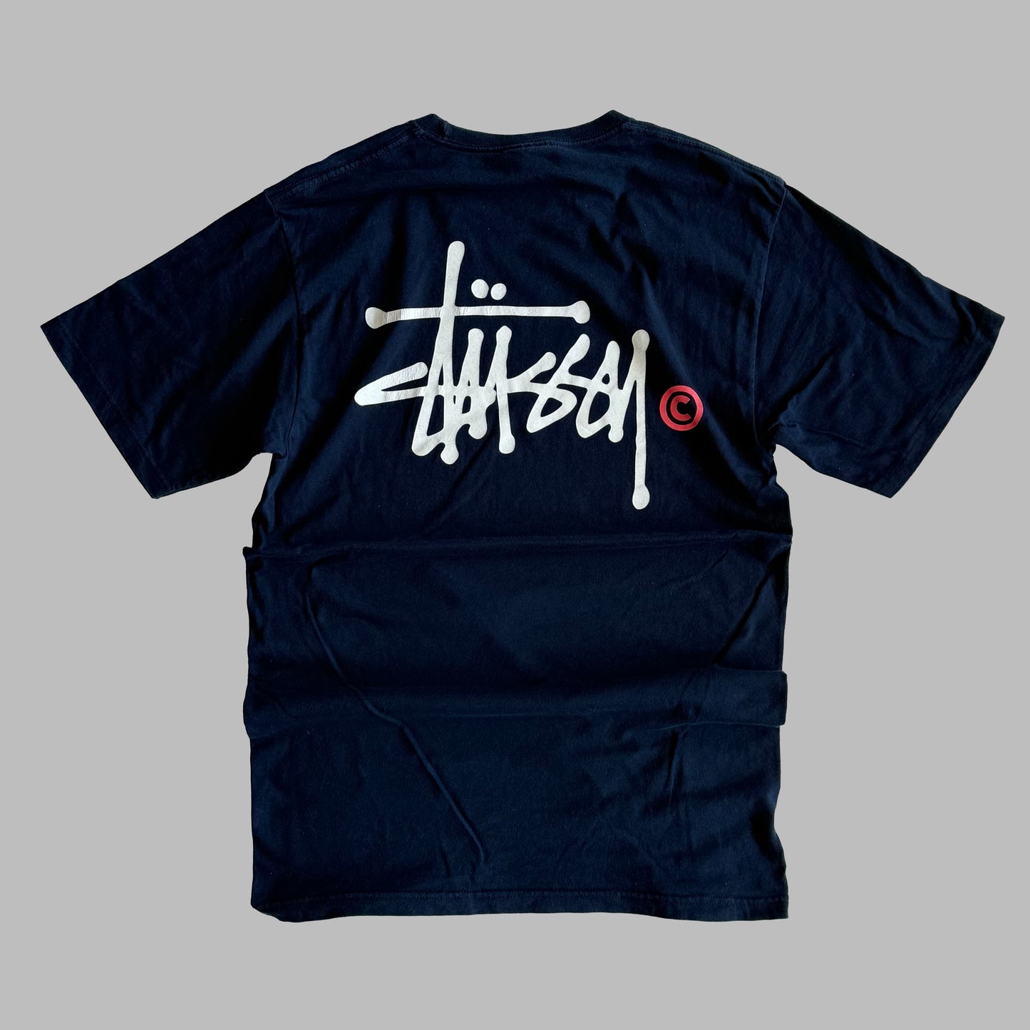 00s Stussy Spell Out T-Shirt - Medium