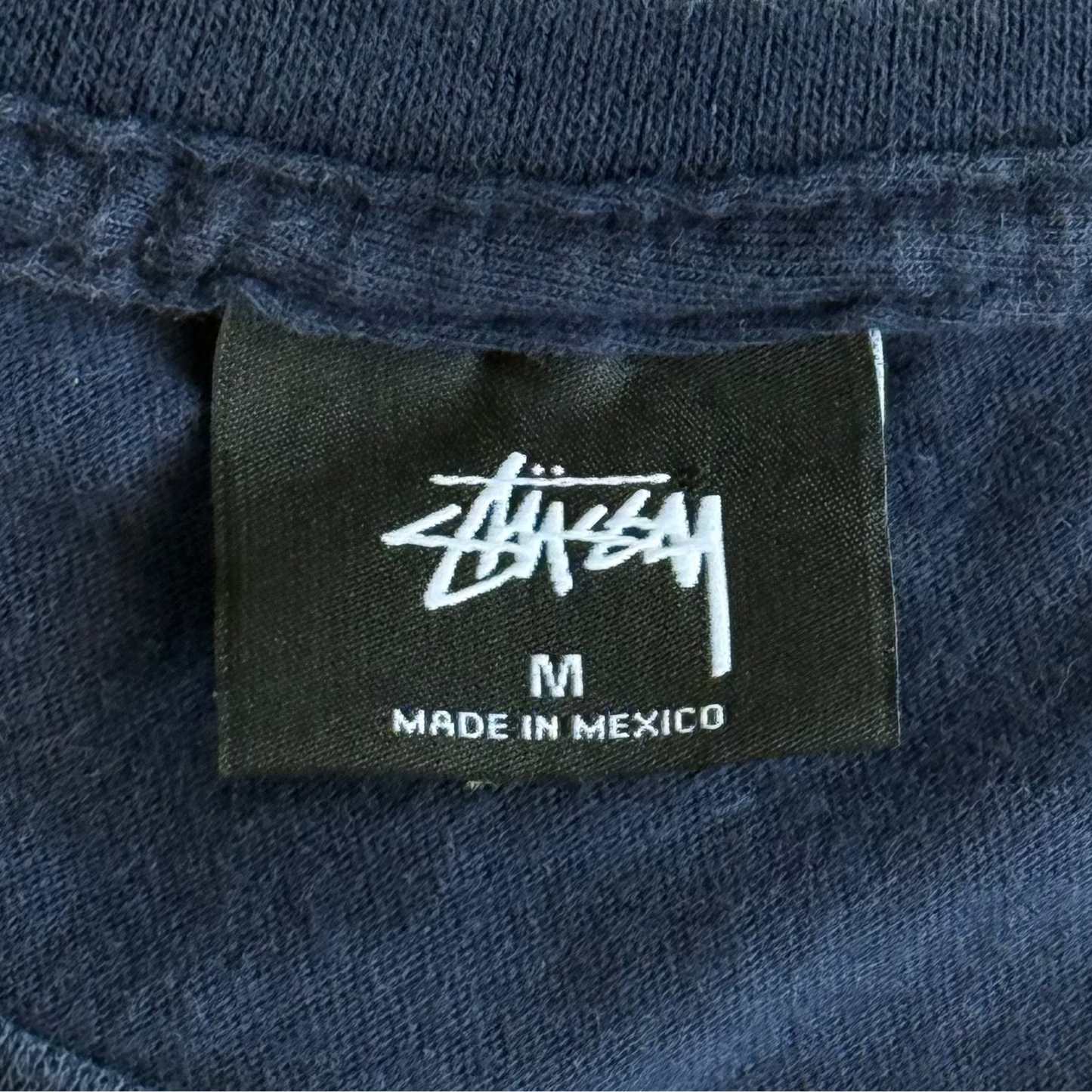 00s Stussy Spell Out T-Shirt - Medium