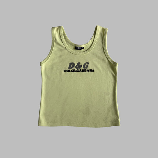 Y2K Dolce and Gabbana Tank - M