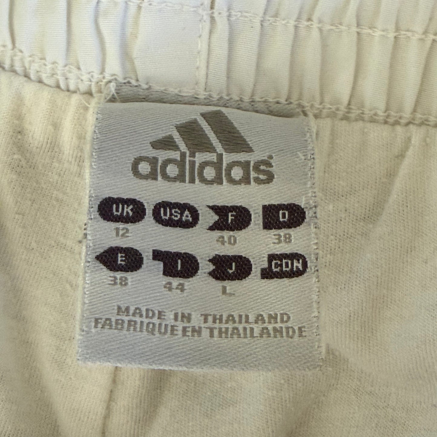 00s Adidas Wide Leg Track Pants - Medium