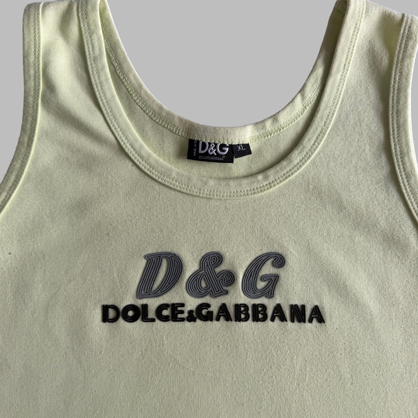 Y2K Dolce and Gabbana Tank - M
