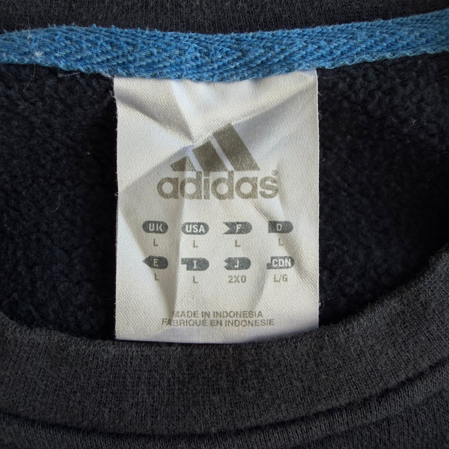 00s Adidas Spell Out Sweatshirt - Large