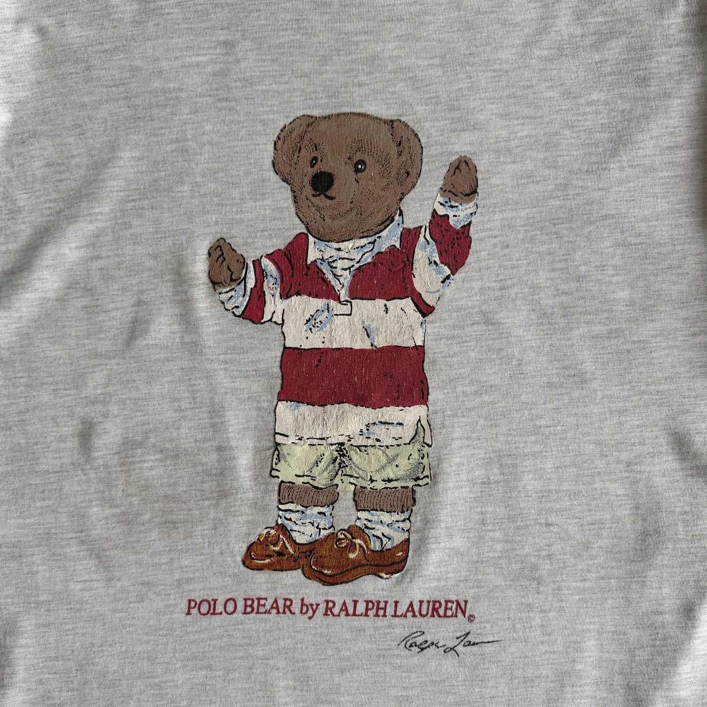 Y2K Polo Ralph Lauren Bear T-Shirt - M