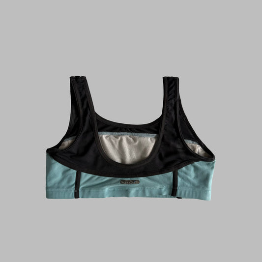 90s Nike Swoosh Activewear Crop - S