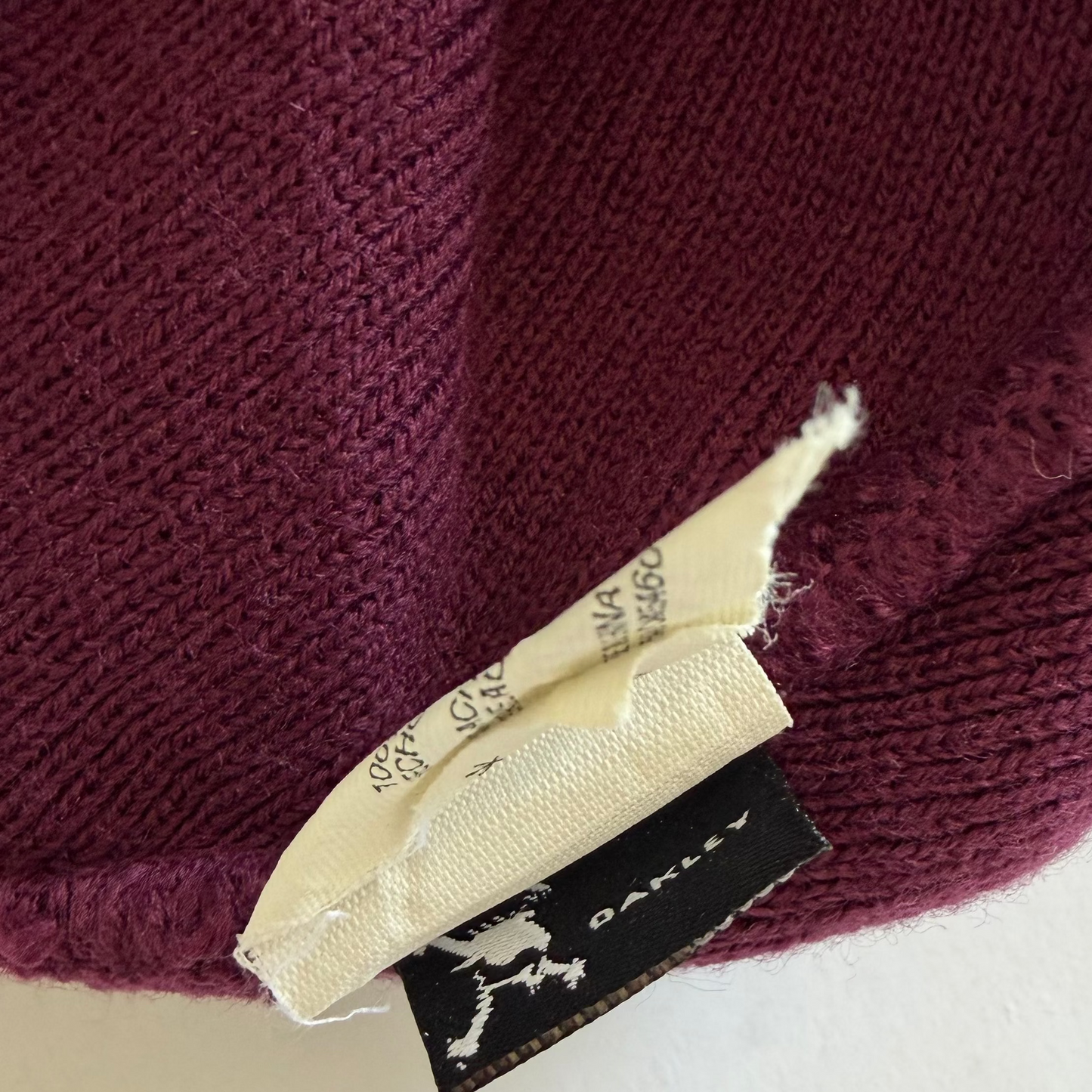 Y2K Oakley Graphic Knit Beanie