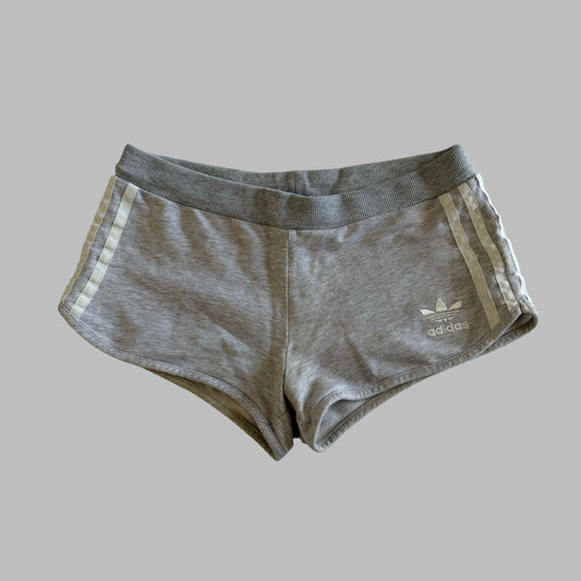 Y2K Adidas Three Stripe Micro Dolphin Shorts - S