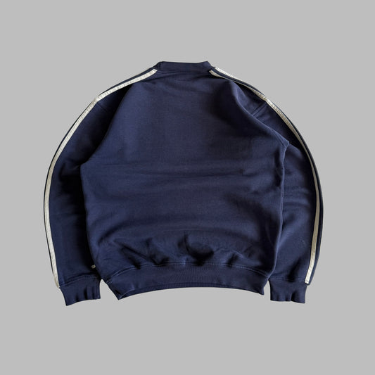 90s Adidas Three Stripe Sweatshirt - Large