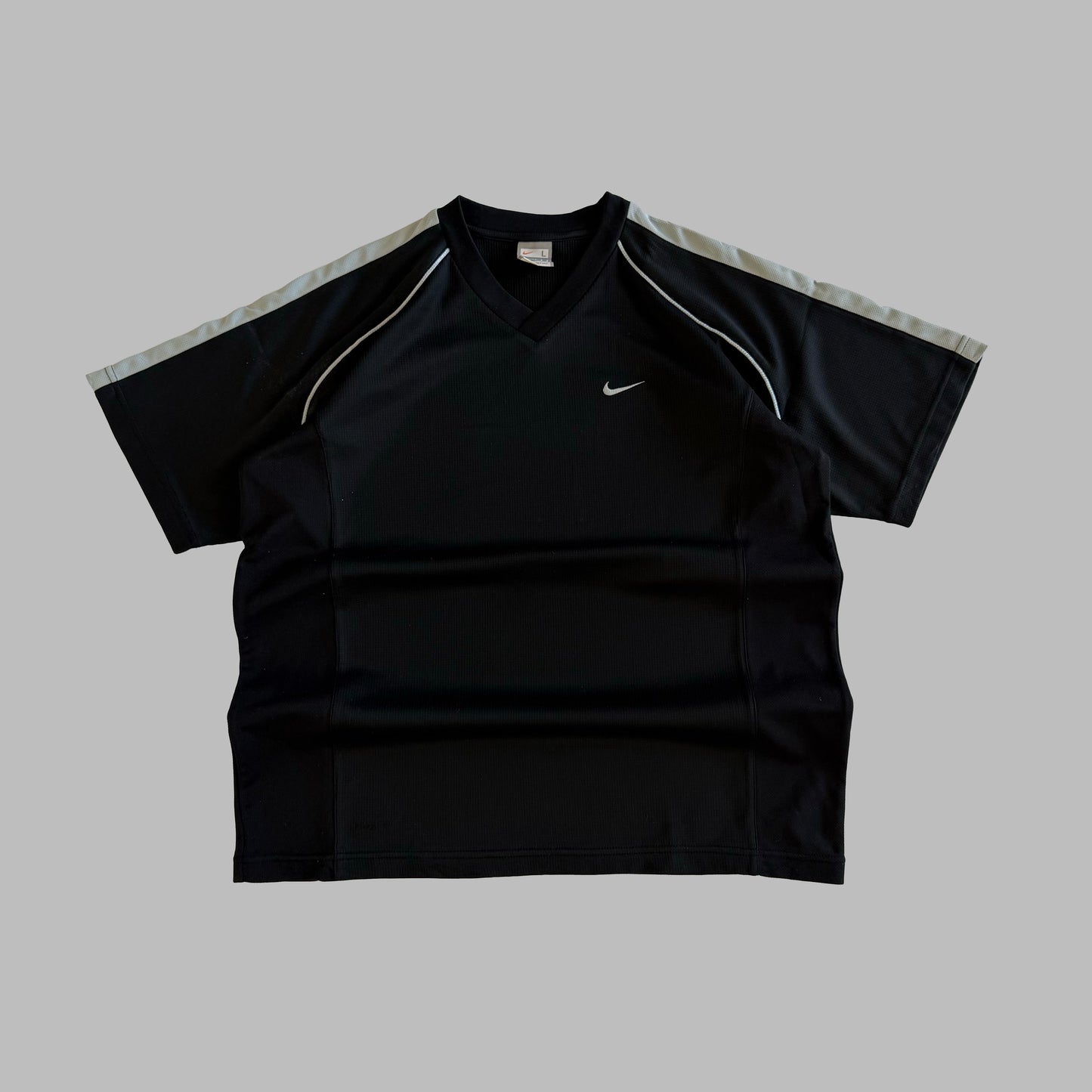 Y2K Nike Panelled Lightweight T-Shirt - L