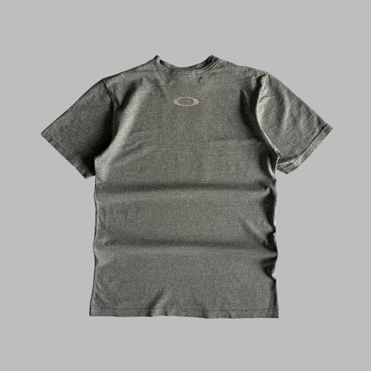Y2K Oakley Software Skull Graphic T-Shirt - M