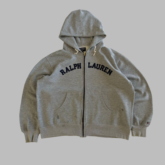 Y2K Ralph Lauren Polo Jeans Spell Out Hoodie - L