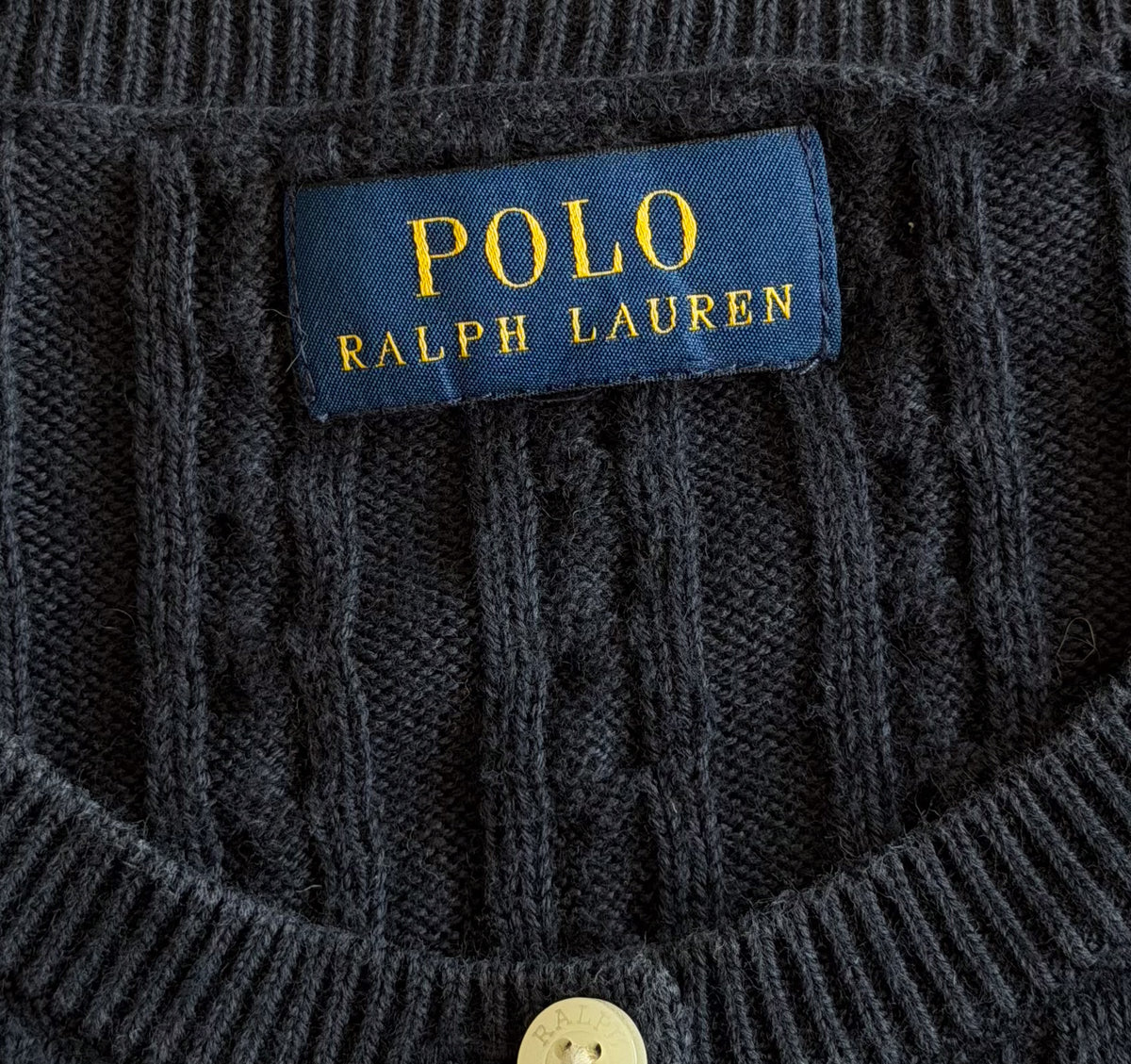 Polo Ralph Lauren Cable Knit Cardigan - L