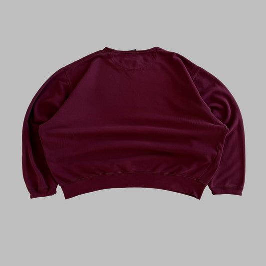 90s Nike Harvard Spell Out Sweatshirt - L
