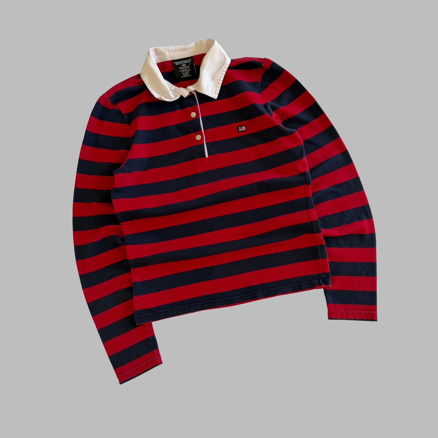Y2K Ralph Lauren Polo Jeans Rugby Shirt - M