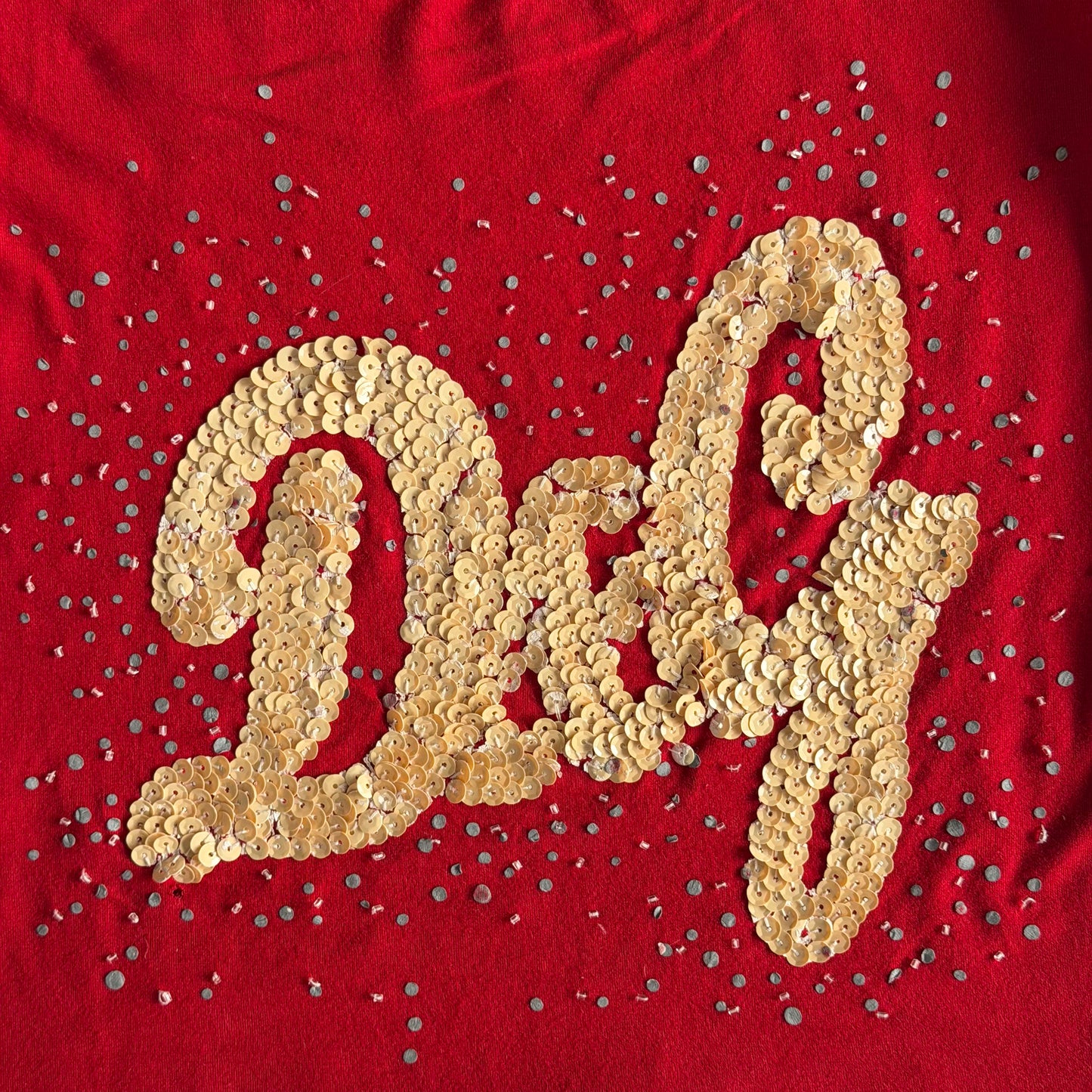 Y2K Dolce and Gabbana Sequinned Top - M