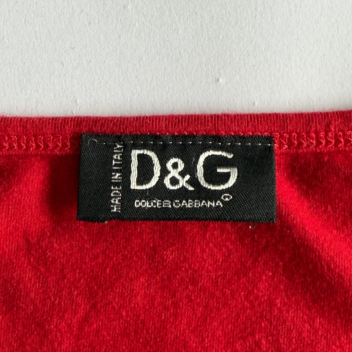 Y2K Dolce and Gabbana Sequinned Top - M