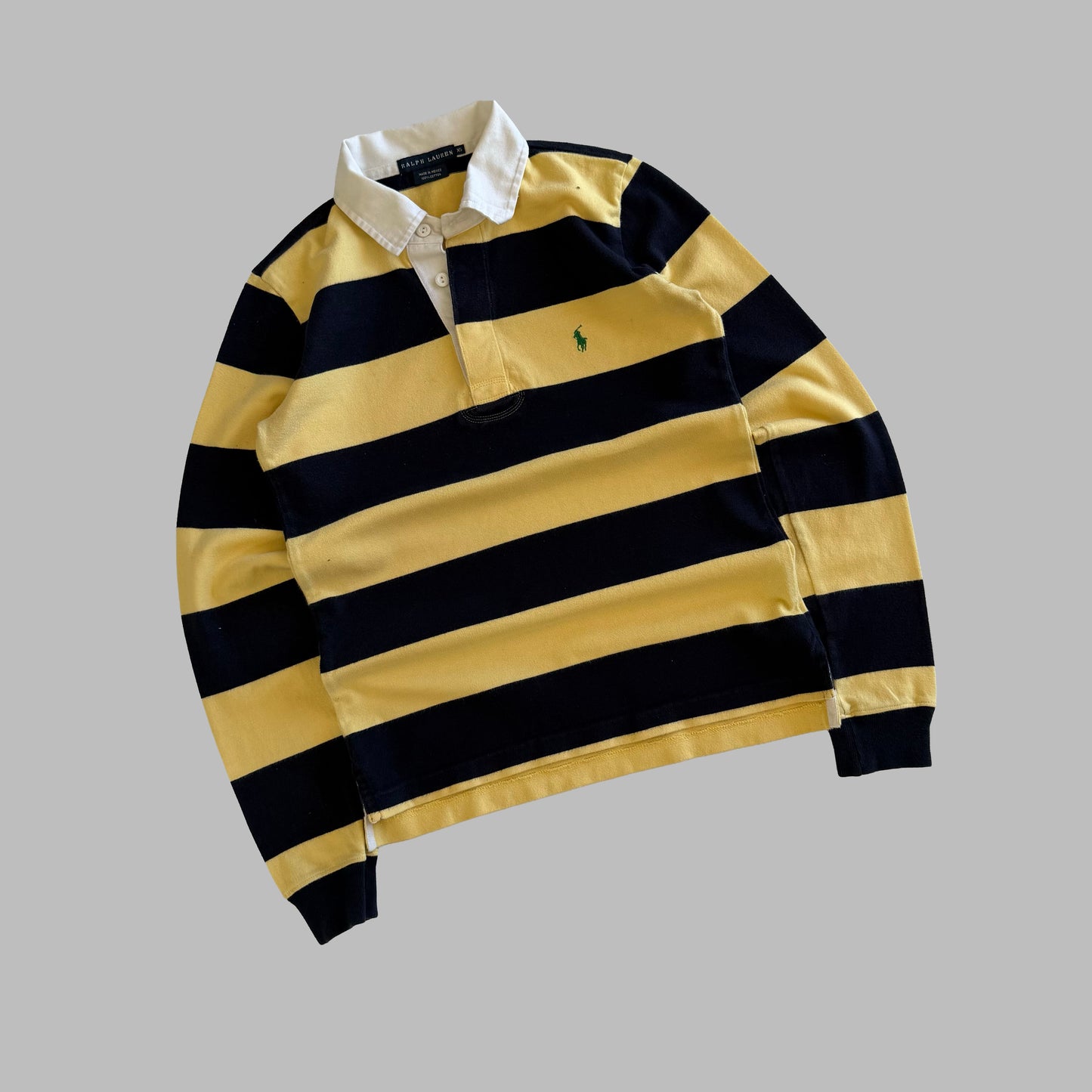 Y2K Polo Ralph Lauren Striped Rugby - XS
