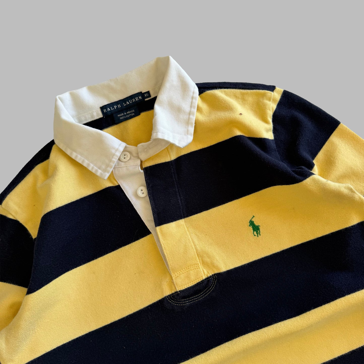 Y2K Polo Ralph Lauren Striped Rugby - XS