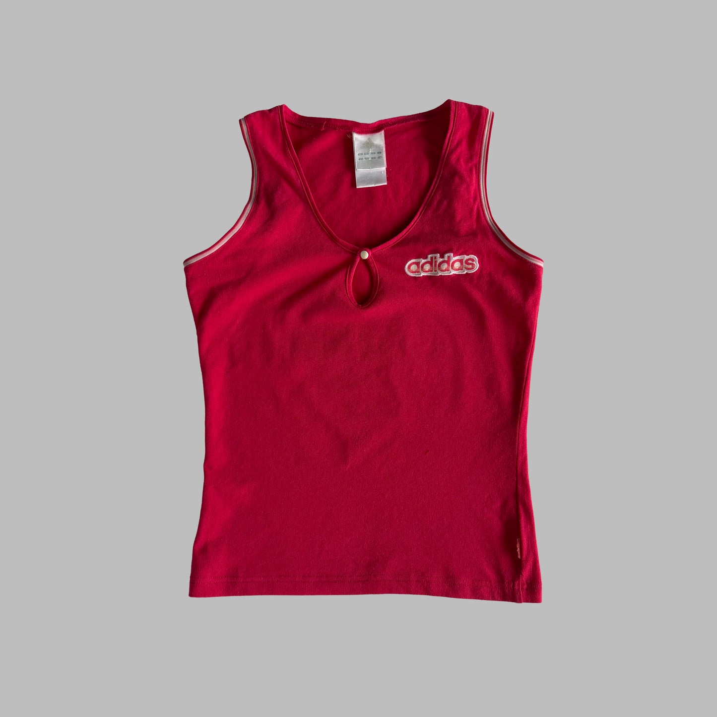 Y2K Adidas Spell out Tank - M