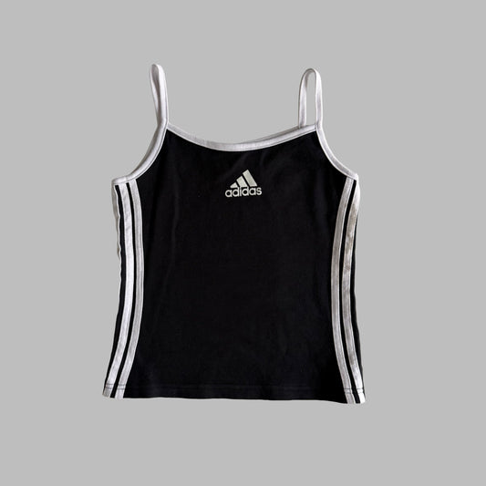 Y2K Adidas Three Stripe Tank - S