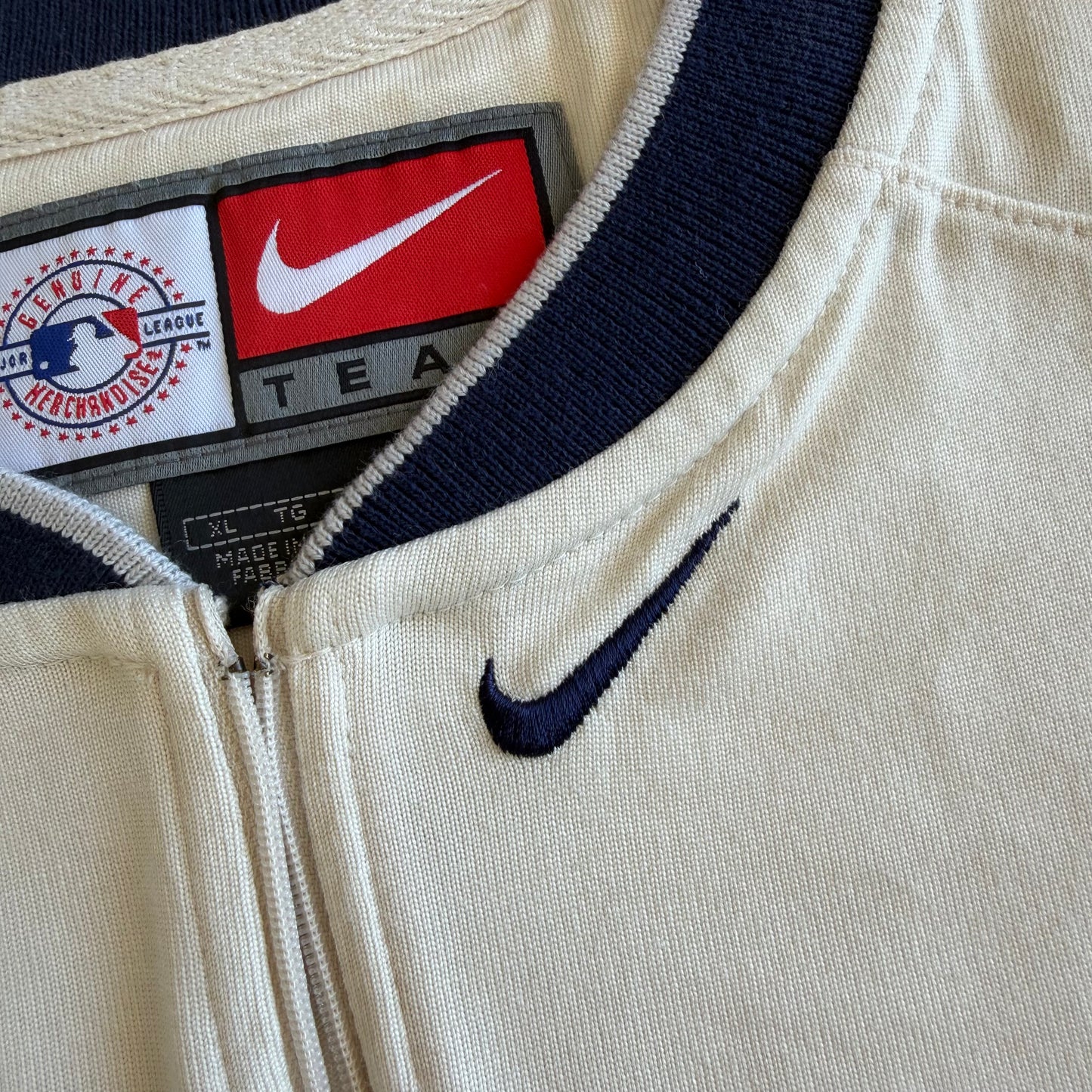 Y2K Nike Yankees Raglan T-Shirt - XXL