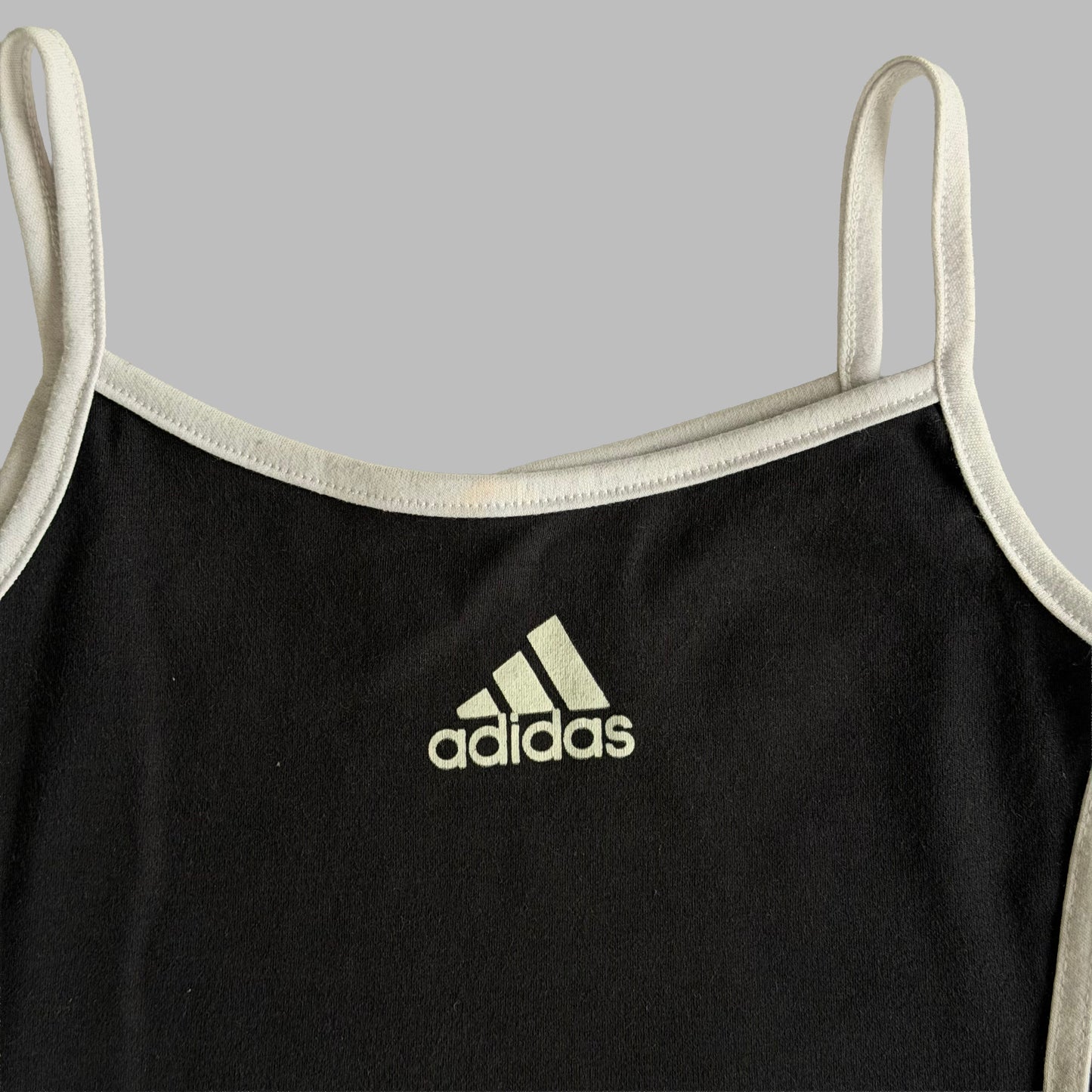 Y2K Adidas Three Stripe Tank - S