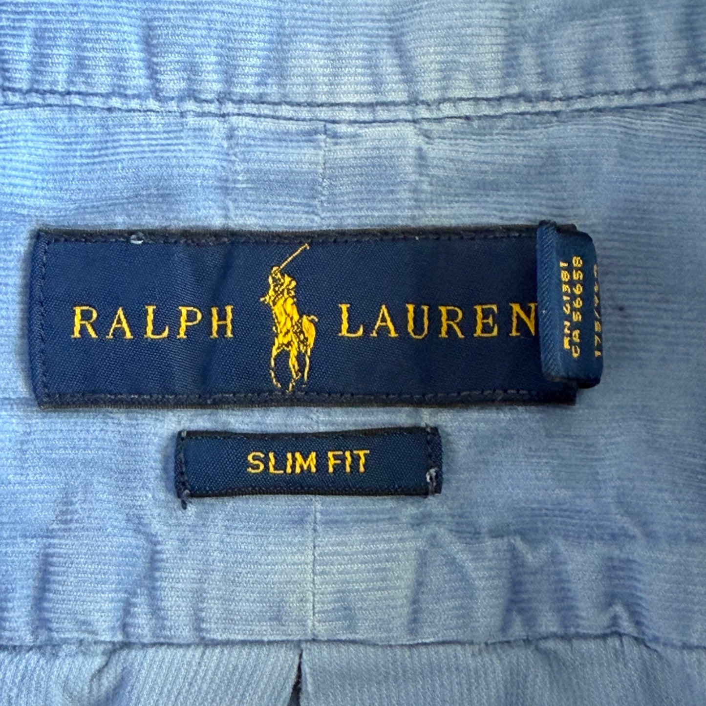Y2K Polo Ralph Lauren Corduroy Button Up Shirt - M