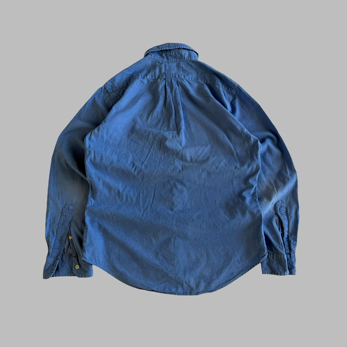 Y2K Polo Ralph Lauren Corduroy Button Up Shirt - M