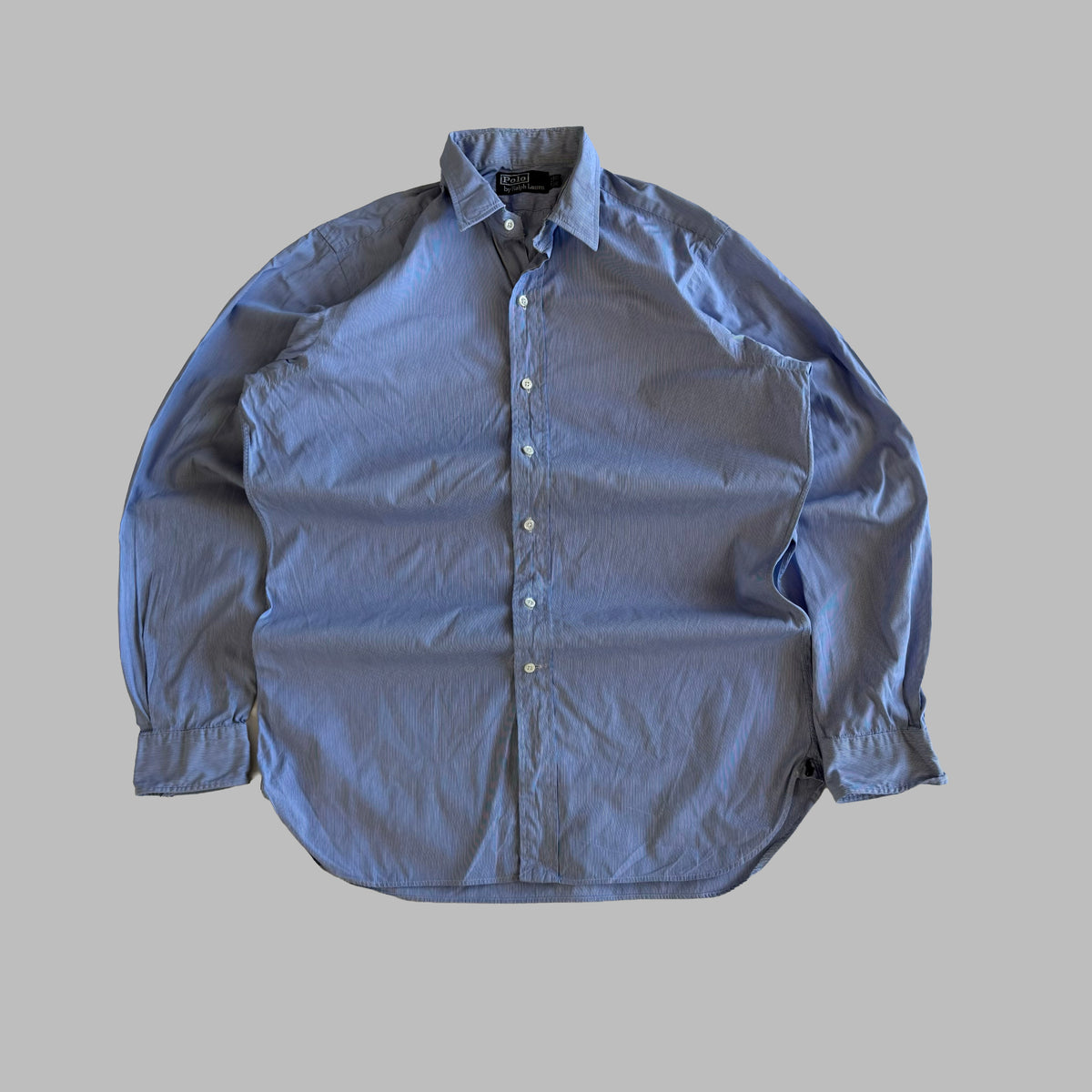 90s Polo Ralph Lauren Striped Button Up Shirt - M